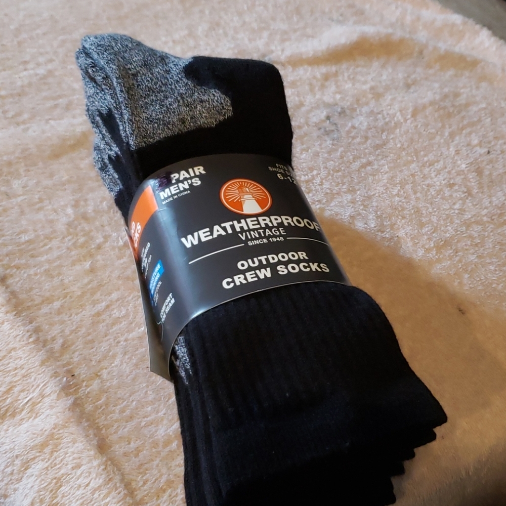 Weatherproof Vintage Outdoor Crew Socks.